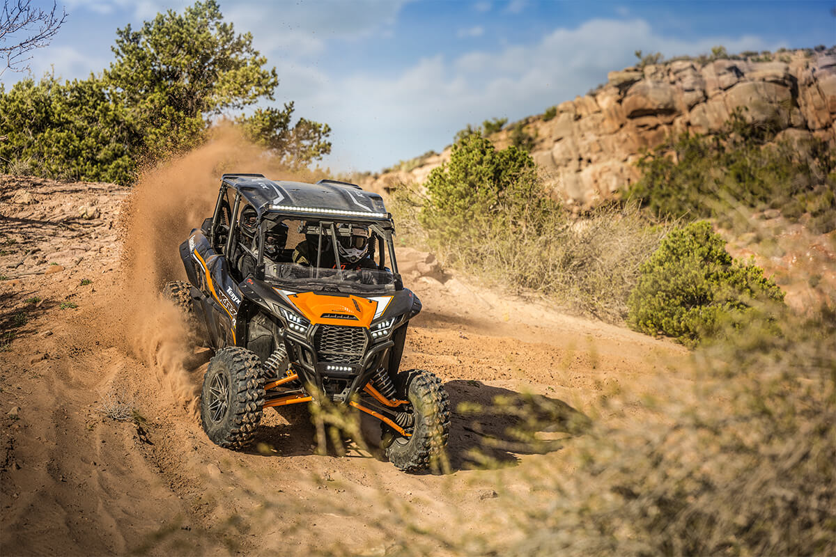 2023 Teryx KRX4 1000 ES Side X Side Take On Tough Terrain