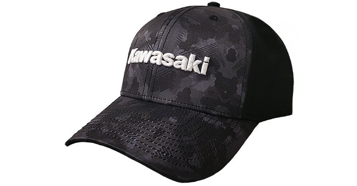 Kawasaki Camo Snapback Cap detail photo 1