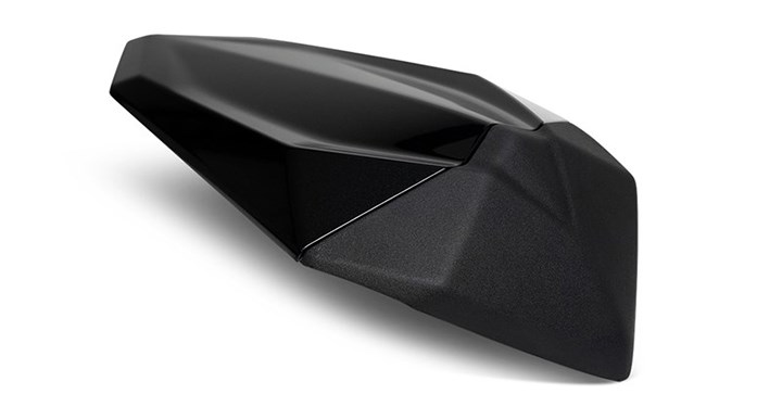 Solo Seat Cowl Assembly, Metallic Spark Black detail photo 1