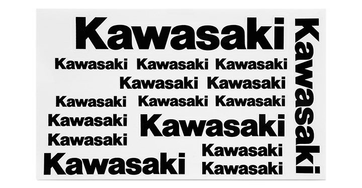 Kawasaki Decal Sheet detail photo 1