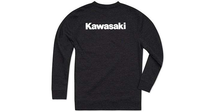 Kawasaki Crewneck Sweatshirt, Charcoal detail photo 2