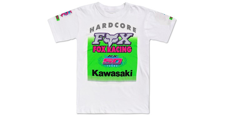T-Shirt 50ème Fox Kawasaki detail photo 1