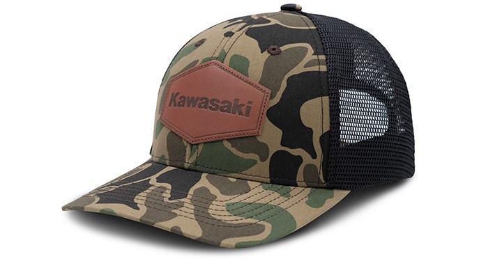 Kawasaki Forest Camo Cap detail photo 1