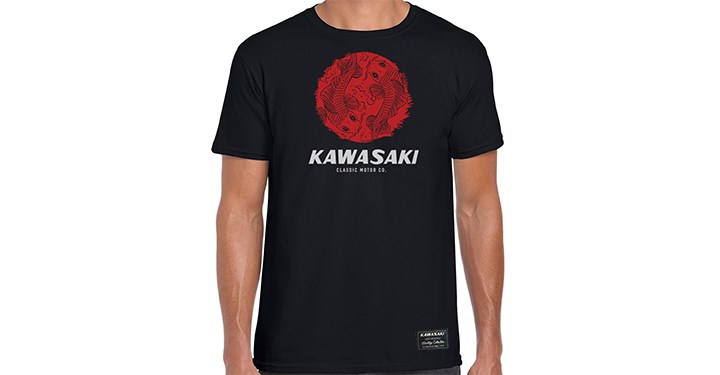 T-Shirt Kawasaki Heritage Koi detail photo 1