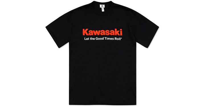 T-shirt Kawasaki Let The Good Times Roll detail photo 1