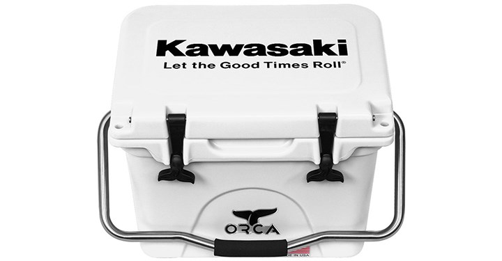 Kawasaki Let The Good Time Roll 20 Quart Cooler detail photo 1