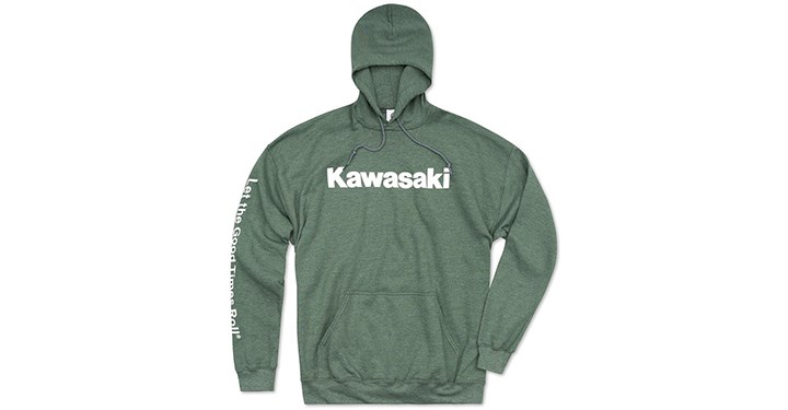 Sweat-shirt à capuche Kawasaki detail photo 1