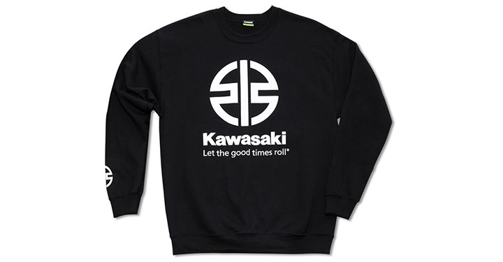 Sweat-shirt ras du cou Kawasaki River Mark detail photo 1