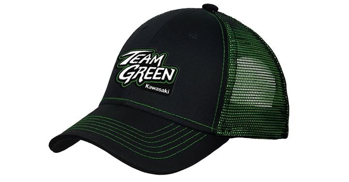 Kawasaki Team Green Cap - Men's Apparel