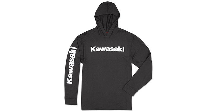 Kawasaki Long Sleeve Hoodie T-Shirt detail photo 1