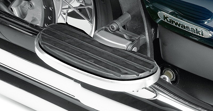 Floorboards and Footpegs - Passenger Floorboards Set, Chrome