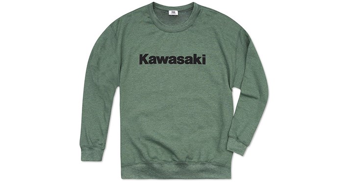 Kawasaki Crewneck Sweatshirt, Green detail photo 1
