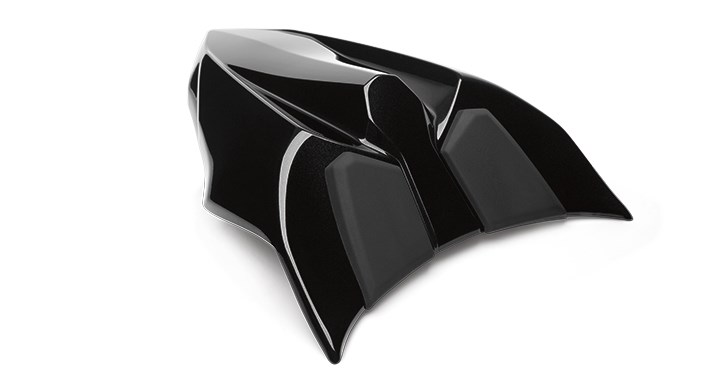 Solo Seat Cowl Assembly, Metallic Spark Black detail photo 1