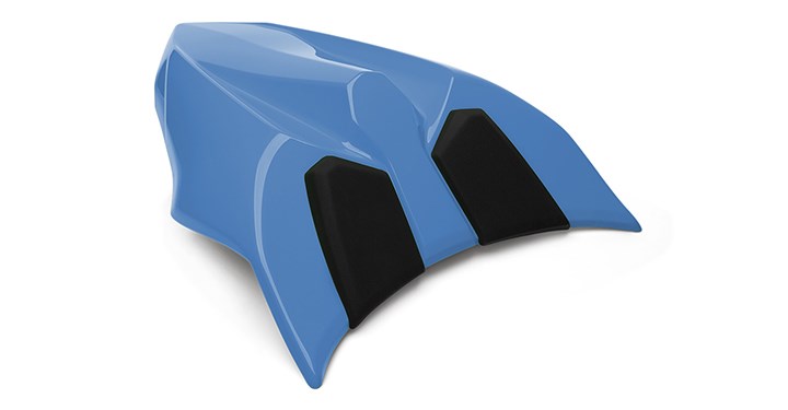 Solo Seat Cowl Assembly, Candy Plasma Blue detail photo 1