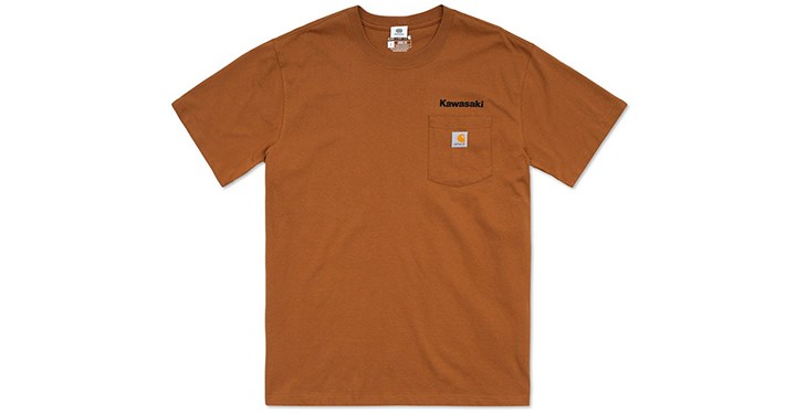 T-shirt à poche Kawasaki Carhartt Workwear detail photo 1