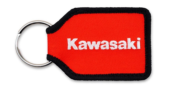 Porte-clés tissé Kawasaki detail photo 1
