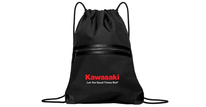 Kawasaki Let The Good Times Roll Drawstring Bag detail photo 1