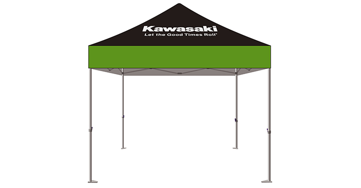 Kawasaki Let the Good Times Roll Pit Tent $749.00 MSRP