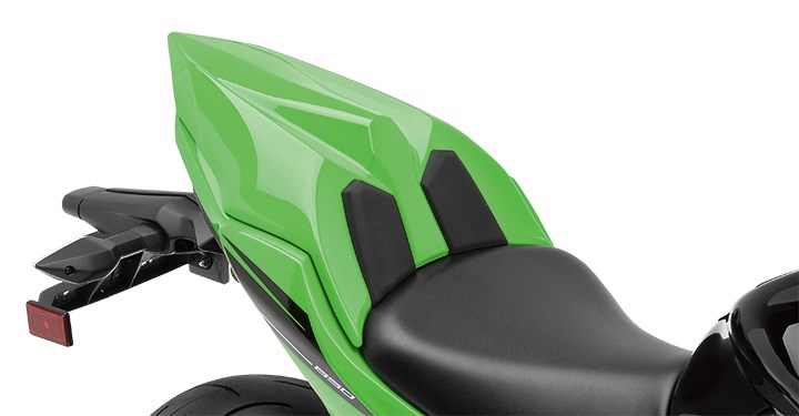 Solo Seat Cowl Assembly, Lime Green detail photo 2