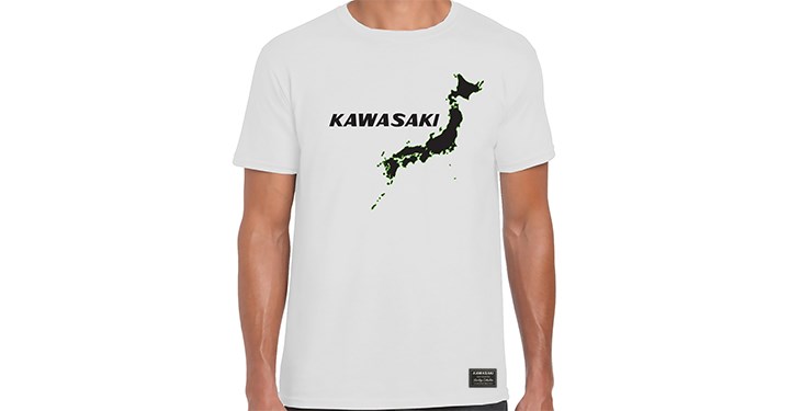 Kawasaki Heritage Japan Islands T-Shirt detail photo 1