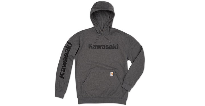 Kawasaki Carhartt Midweight Pullover Hooded Sweatshirt detail photo 1