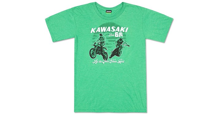 Kawasaki Heritage Since 66 T-shirt detail photo 1
