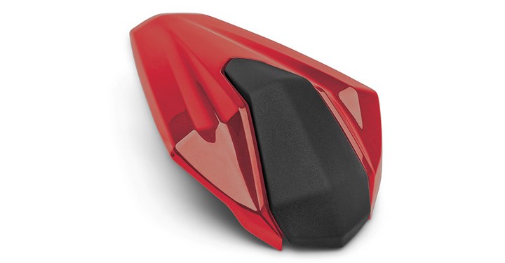 Solo Seat Cowl Assembly, Passion Red detail photo 1