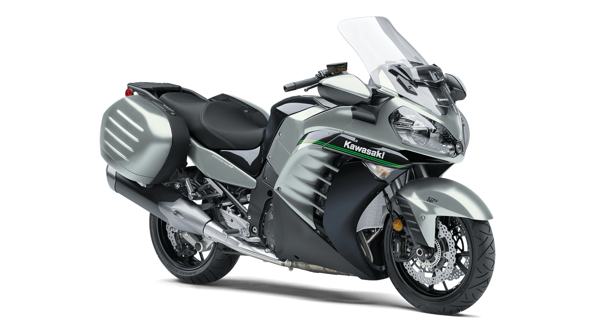 PUIG Touring Windshield For Kawasaki GTR 1400 / CONCOURS 14 (2015-2017) - C/Dark Smoke