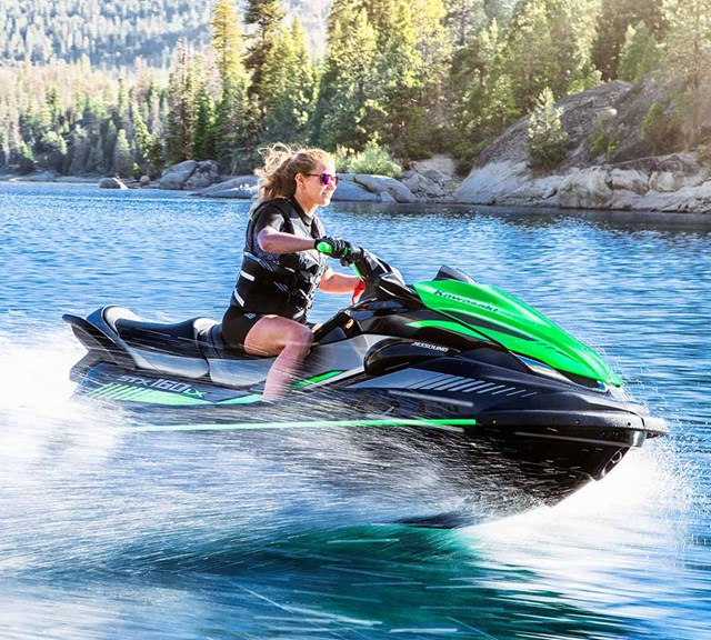 Image of 2021 JET SKI STX 160LX in action