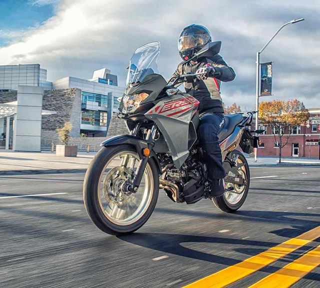 Image of 2021 VERSYS-X 300 ABS in action