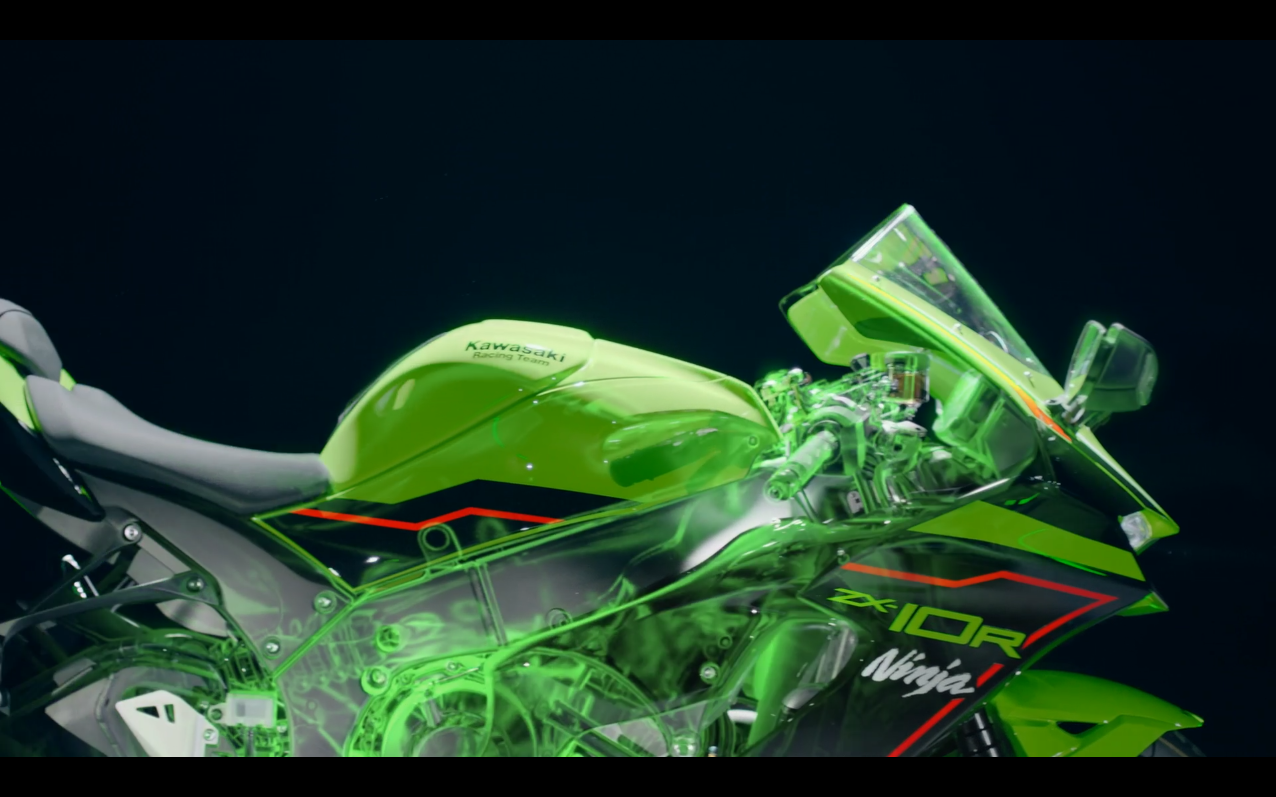 Kawasaki Ninja ZX 10R Supersport Motorcycle Race Ready Performance