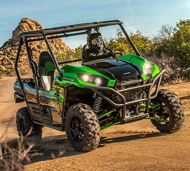 Image of 2021 TERYX S LE in action
