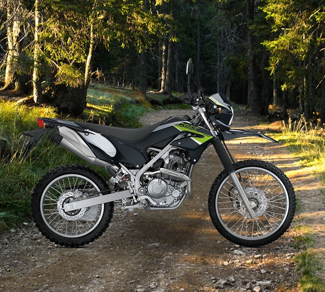 Image of 2022 KLX230 in action