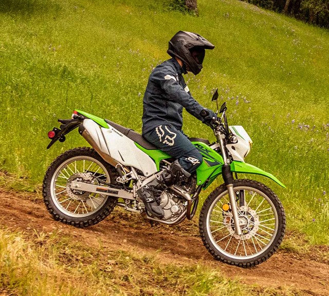 Image of 2022 KLX230 S in action