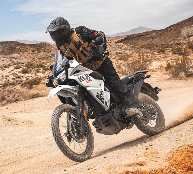 Image of 2024 KLR650  in action