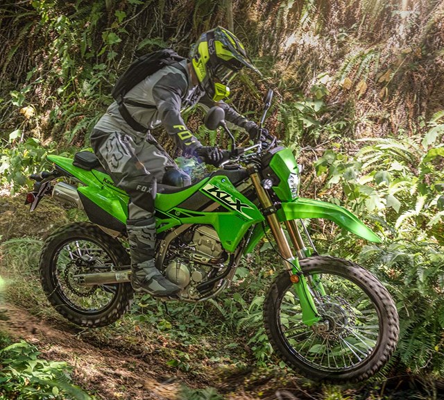 Image of 2025 KLX300  in action