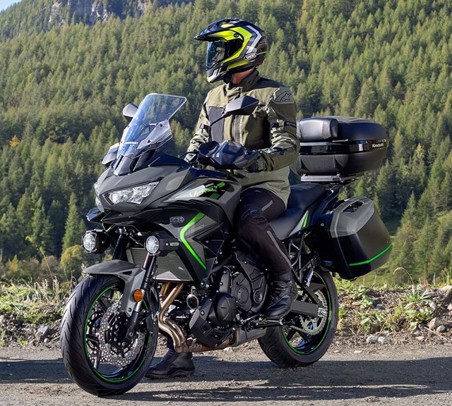 Image of 2025 VERSYS 650 LT in action