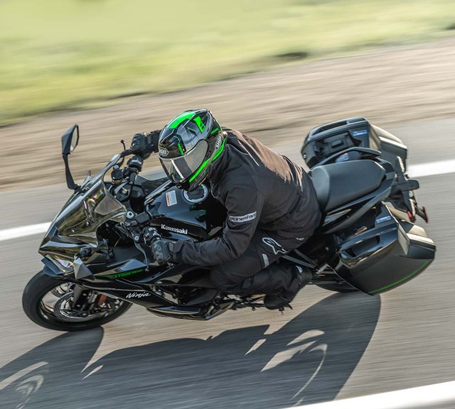 Image of 2025 NINJA 1100SX in action