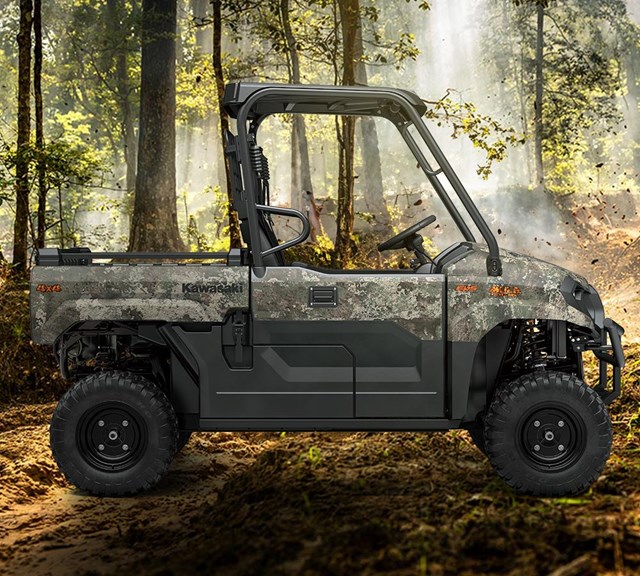 Image of 2026 MULE PRO-MX EPS CAMO in action