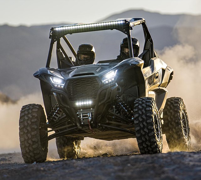 Image of 2026 TERYX KRX 1000 BLACKOUT EDITION in action