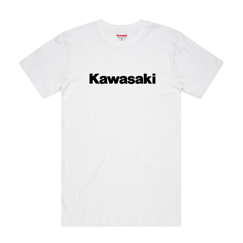 KAWASAKI WHITE BRANDMARK T-SHIRT detail photo 1