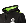 SPORTS HOODY MALE (BLACK / GREEN) photo thumbnail 3