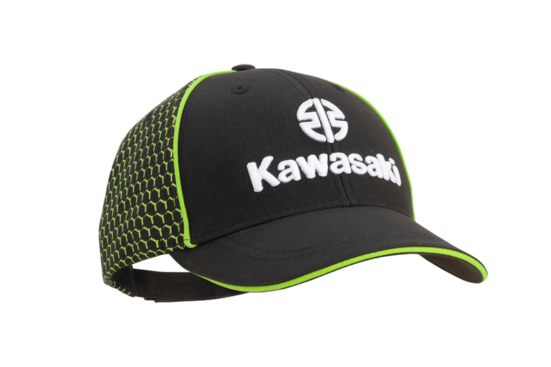 SPORTS CAP ADULT (BLACK / GREEN) detail photo 1