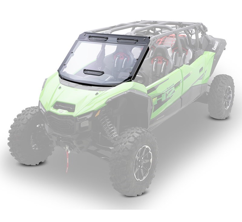 KQR Vented Full Windshield, Polycarbonate detail photo 1