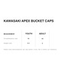 KAWASAKI APEX BUCKET HAT (KIDS) photo thumbnail 5