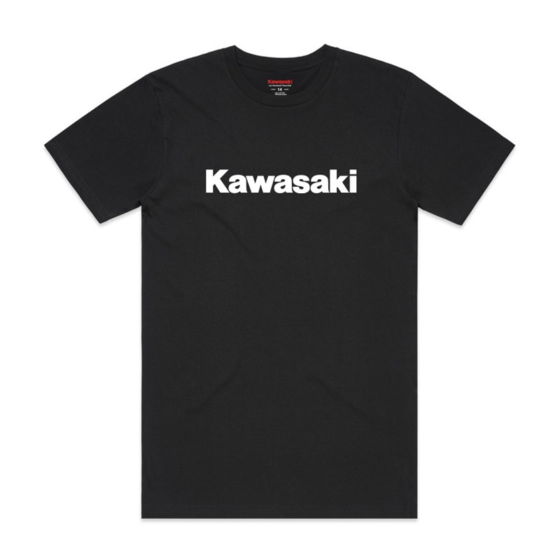 KAWASAKI BLACK BRANDMARK T-SHIRT detail photo 1