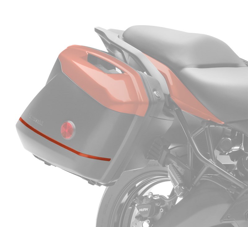 KQR 28 LITRE PANNIER TRIM SET, CANDY MATTE ORANGE detail photo 2