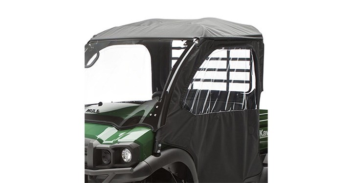 SOFT CAB ENCLOSURE ROOF AND BACK, BLACK detail photo 2