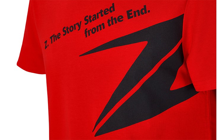 Z-50th ANNIVERSARY T-SHIRT - RED (MALE)  detail photo 2