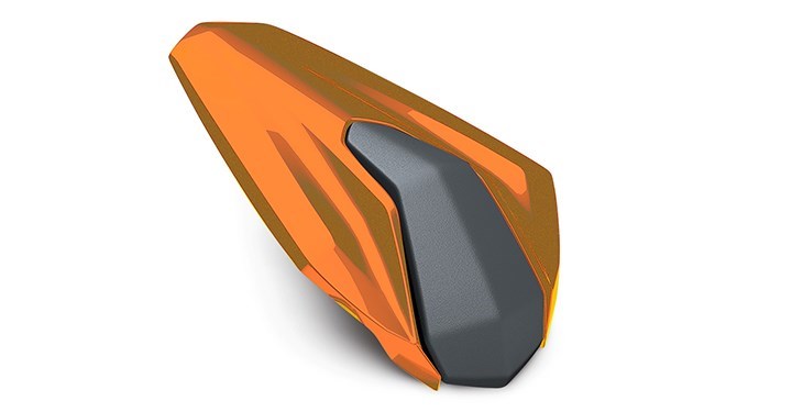 SOLO SEAT COWL ASSEMBLY, CANDY STEEL FURNACE ORANGE detail photo 1